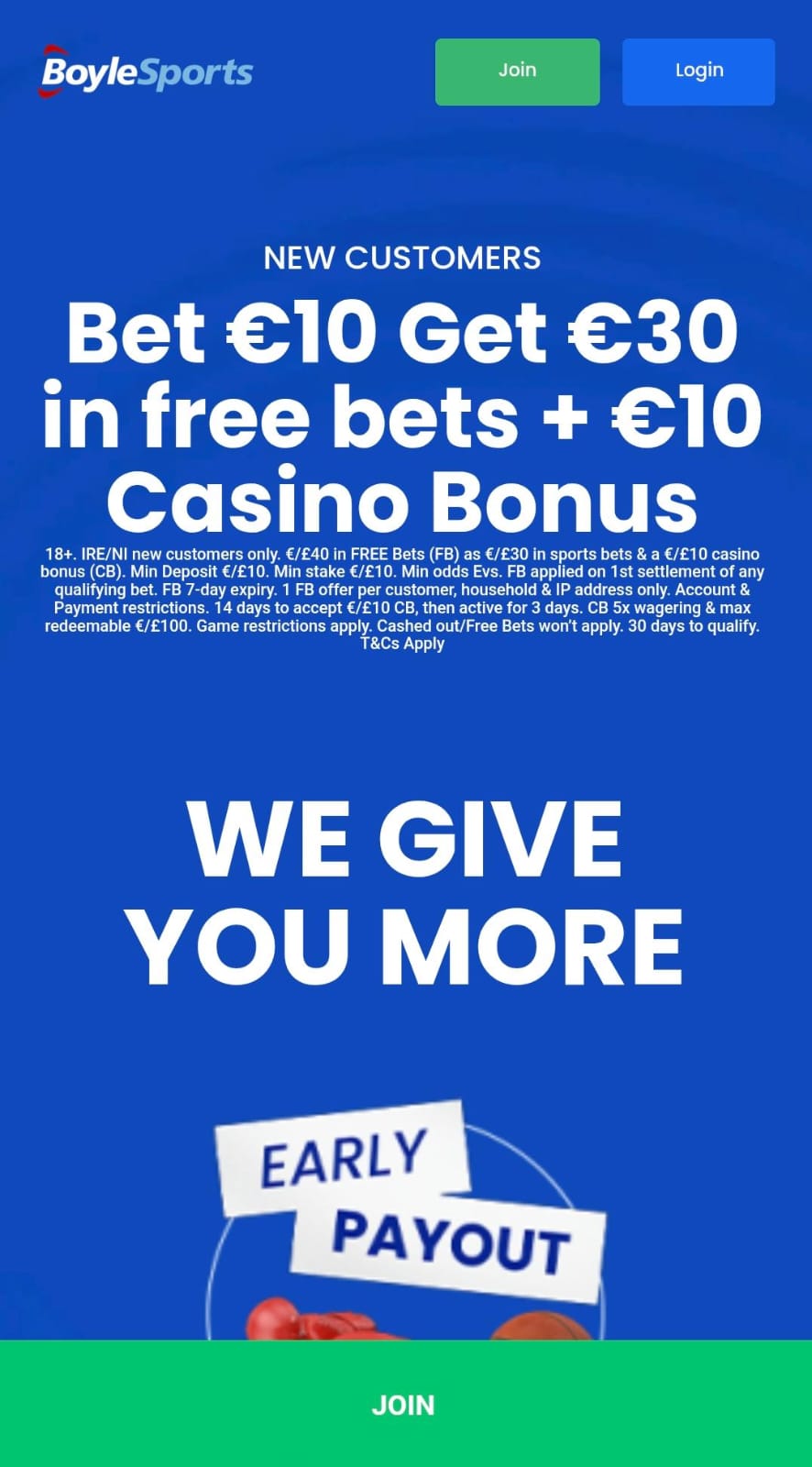 Boylesports Homepage Ireland