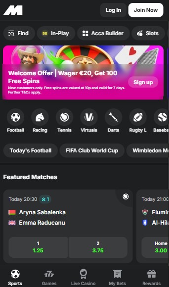 Midnite Homepage Ireland