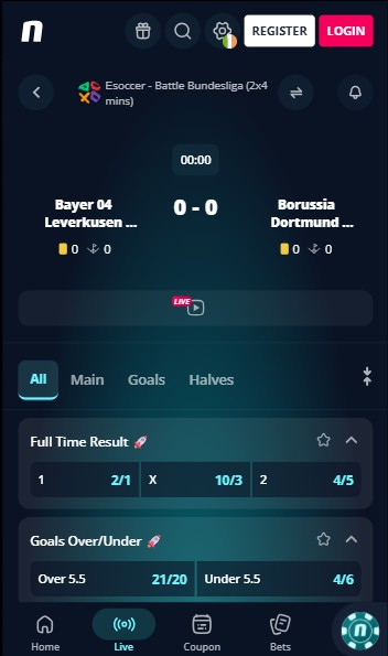 Live Betting Novibet Ie