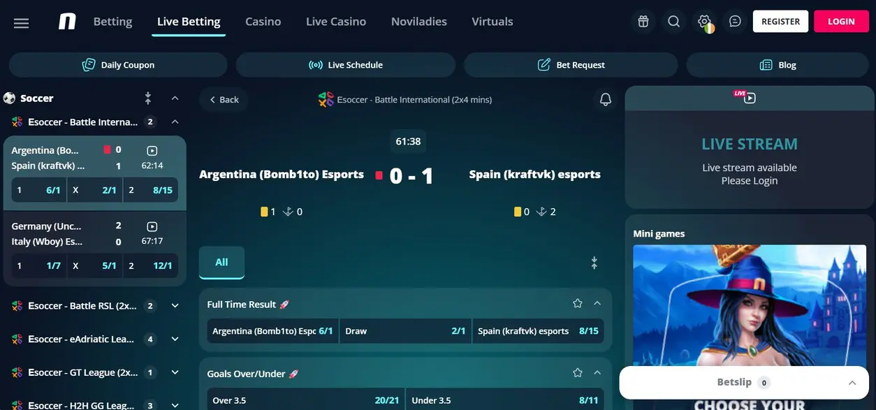 Novibet casino app