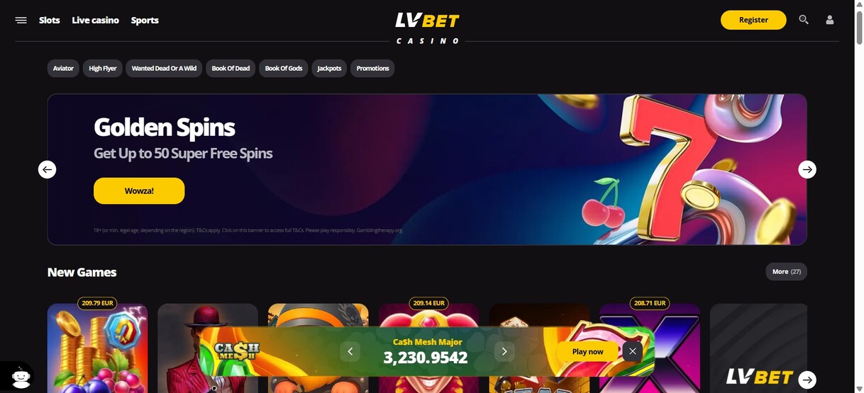 Homepage Lvbet Casino Ireland