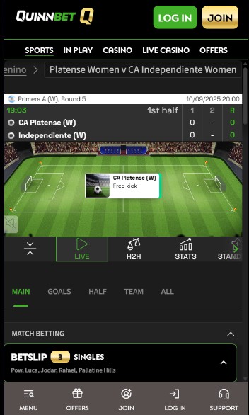 Inplay Quinnbet IReland