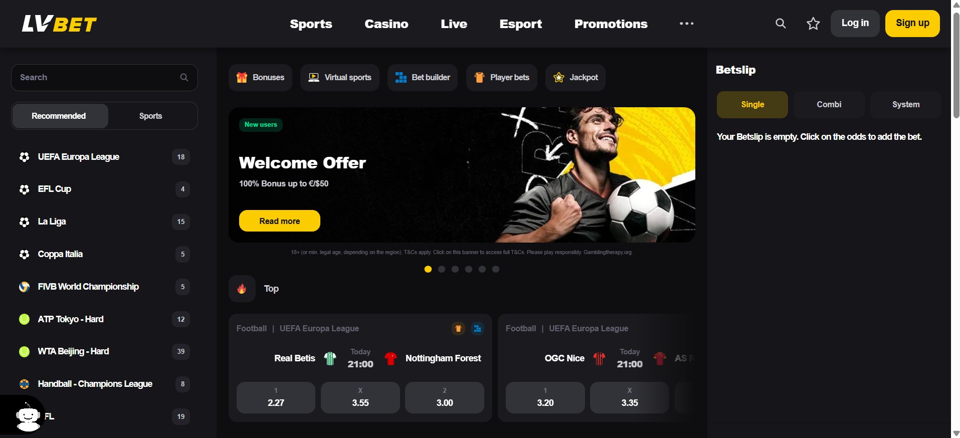 Lvbet Homepage Ireland Sportsbetting