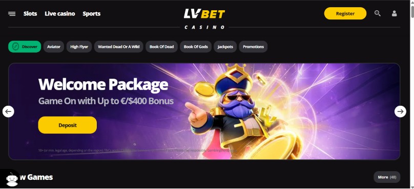 LvBet Ireland Registration Step1