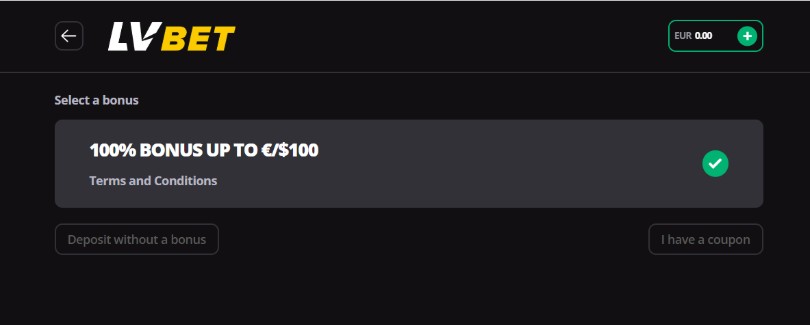 Lvbet Registration Step5