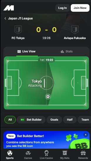 Midnite Ireland Live Betting