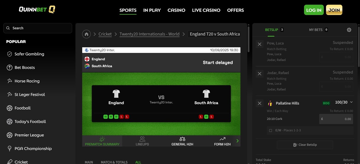 Quinnbet inplay ireland