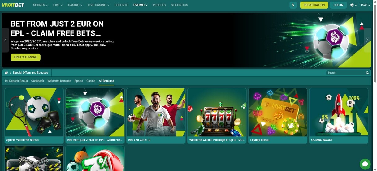 Vivatbet Ireland Promotions Spor
