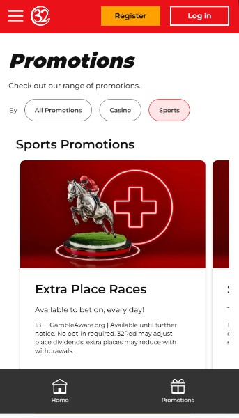 32red Sports Ireland Promotions