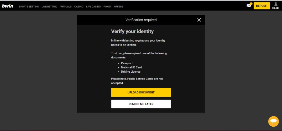 Bwin Registration Ireland Step5