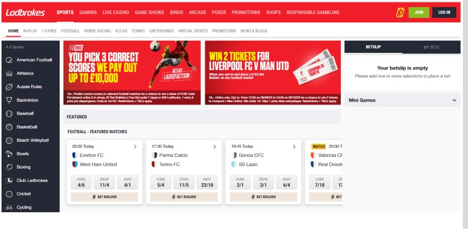 Ladbrokes Ireland Sports Registration Step1