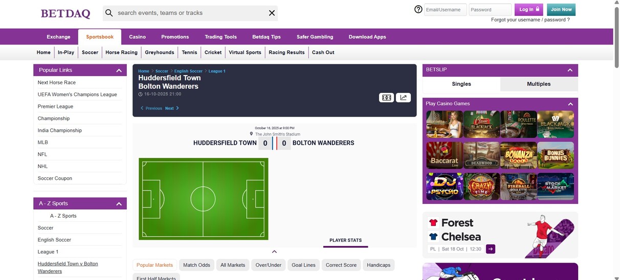 Live Betting Betdaq Ireland