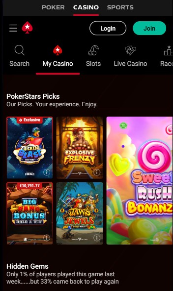 Pokerstars Casino Ireland Homepage