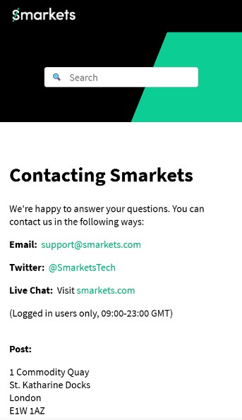 Smarkets Betting Customer Support Ireland