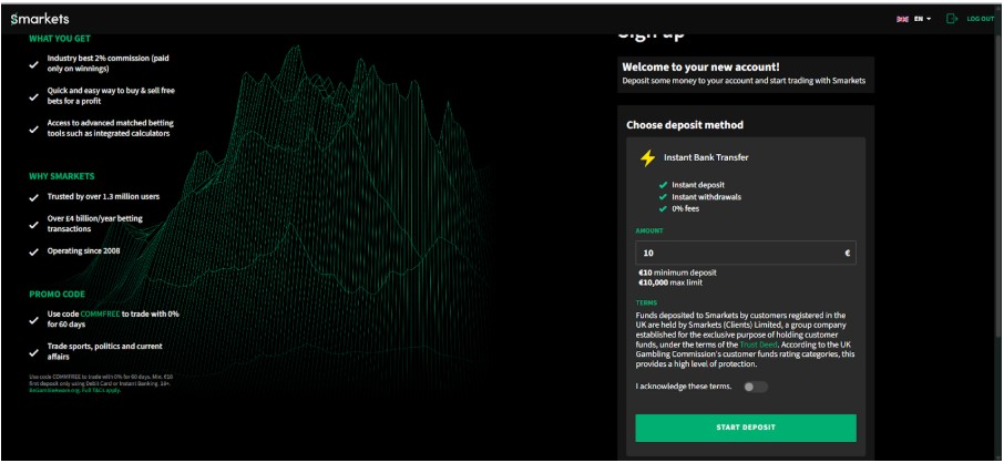Smarkets Betting Registration Ireland Step3