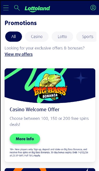 Lottoland Sportsbook Ireland Promotions