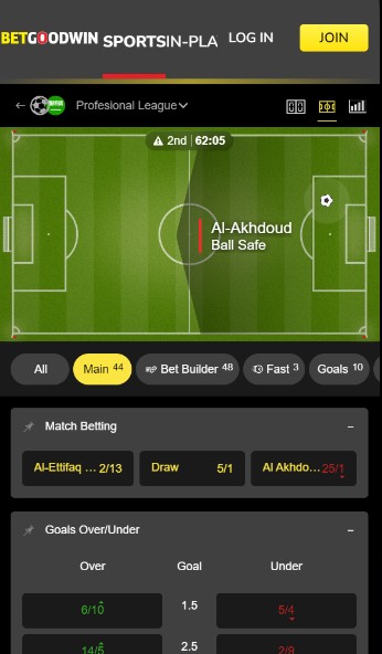 Betgoodwin Ireland Inplay Betting Sports