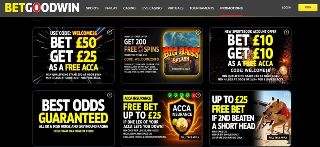 Betgoodwin Ireland Promotions Sports pc