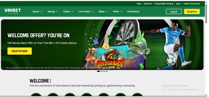 Unibet Registration Ireland Step1