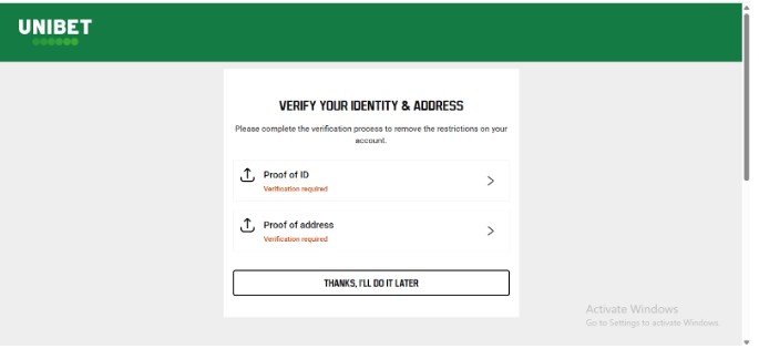 Unibet Registration Ireland Step4