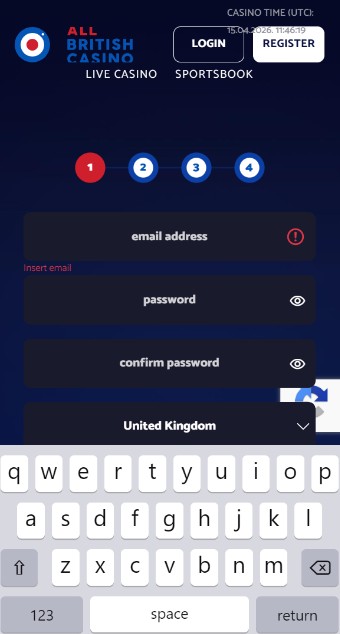 Allbritish sportsbook Registration Ireland pc