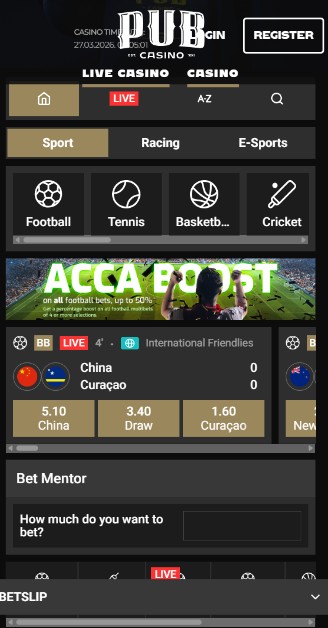 Pub Casino Homepage Sportsbook Ireland