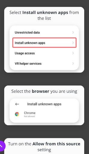Instaling Tonybet App Ireland Step2