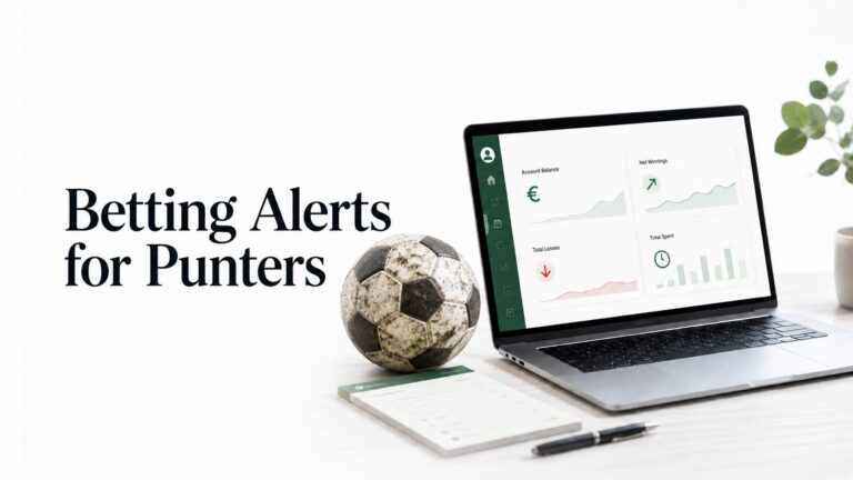 Betting Alerts for Punters with dirty football ball