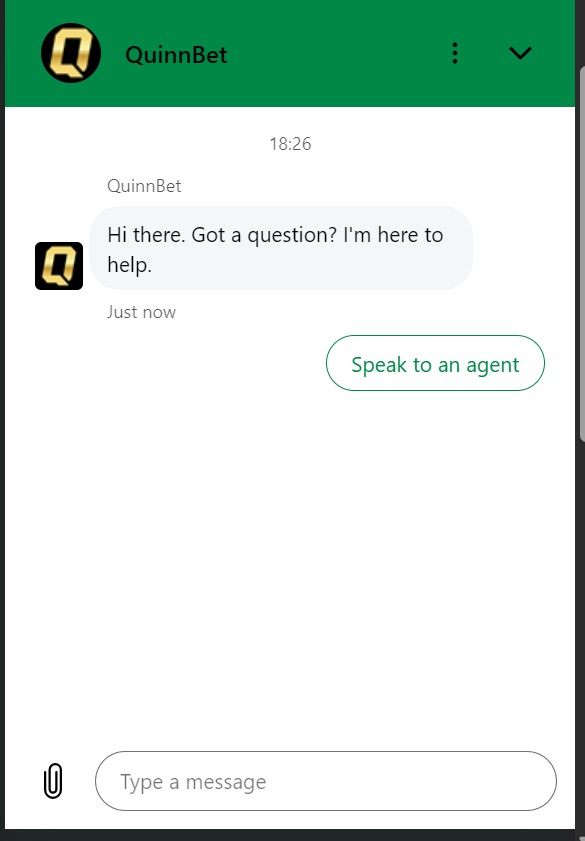 live chat ireland quinnbet