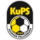 KuPS logo team´s football black and yellow