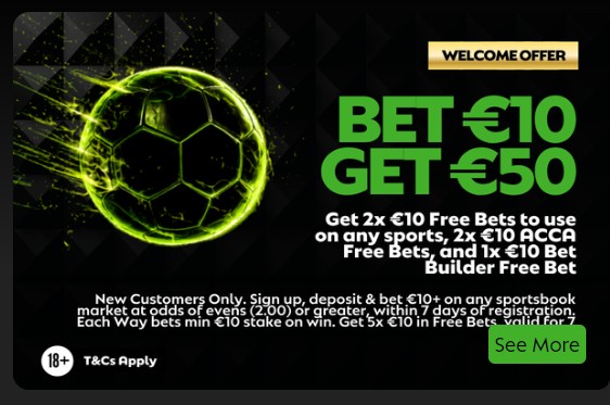 welcome offer quinnbet ireland