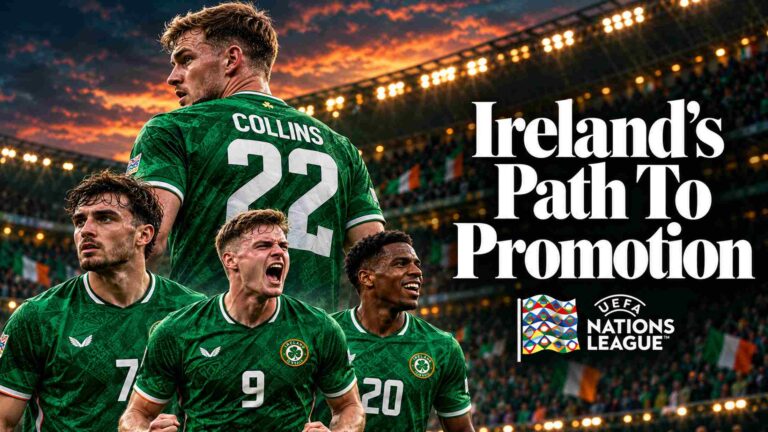 Nations League Ireland players Nathan Collins, Troy Parrott, Evan Ferguson and Chiedozie Ogbene