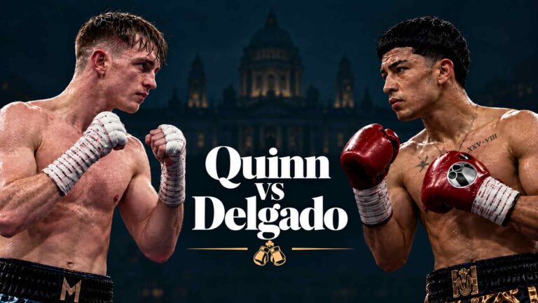 Conor Quinn v Pedro Delgado, Belfast Fight Night. Box 2026